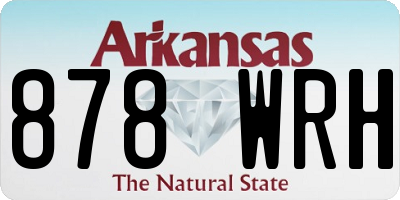 AR license plate 878WRH