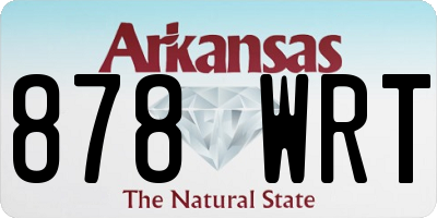 AR license plate 878WRT