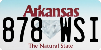 AR license plate 878WSI