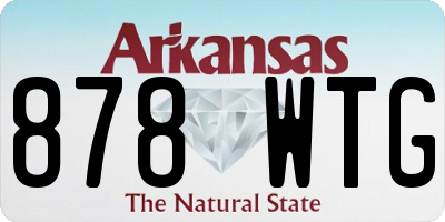 AR license plate 878WTG