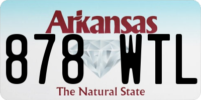 AR license plate 878WTL