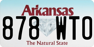 AR license plate 878WTO