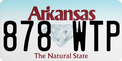 AR license plate 878WTP