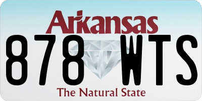 AR license plate 878WTS