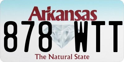 AR license plate 878WTT