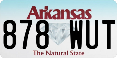 AR license plate 878WUT