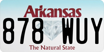 AR license plate 878WUY