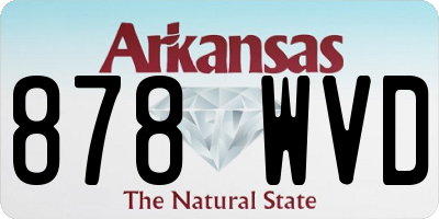 AR license plate 878WVD