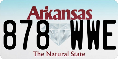 AR license plate 878WWE