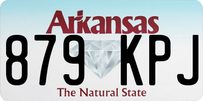 AR license plate 879KPJ