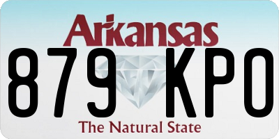 AR license plate 879KPO