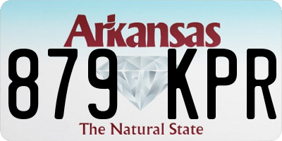 AR license plate 879KPR