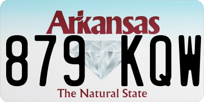 AR license plate 879KQW