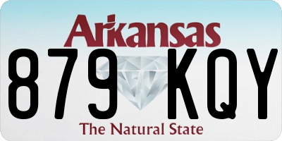 AR license plate 879KQY