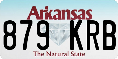 AR license plate 879KRB