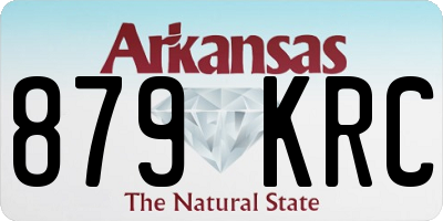 AR license plate 879KRC