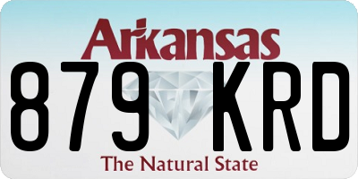 AR license plate 879KRD