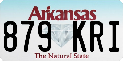 AR license plate 879KRI