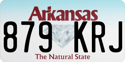 AR license plate 879KRJ