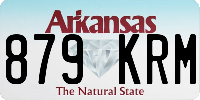 AR license plate 879KRM