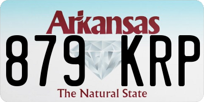 AR license plate 879KRP