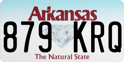 AR license plate 879KRQ