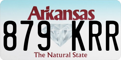 AR license plate 879KRR