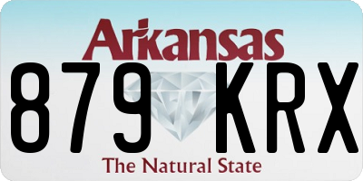 AR license plate 879KRX