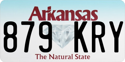AR license plate 879KRY