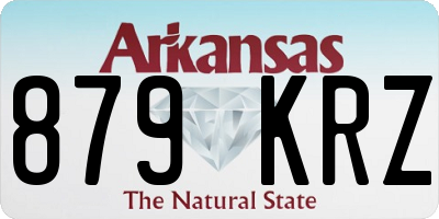 AR license plate 879KRZ