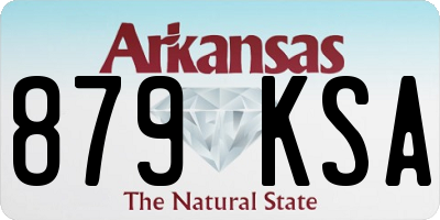 AR license plate 879KSA