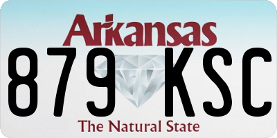 AR license plate 879KSC