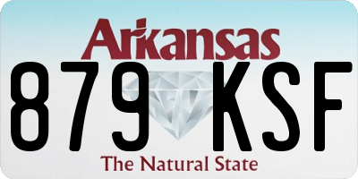 AR license plate 879KSF