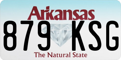 AR license plate 879KSG