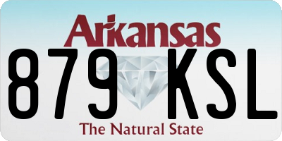 AR license plate 879KSL