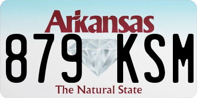 AR license plate 879KSM