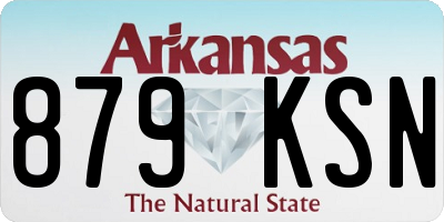 AR license plate 879KSN