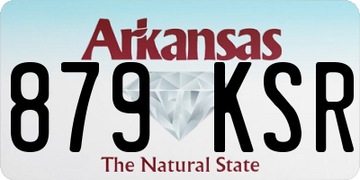AR license plate 879KSR