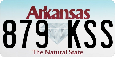 AR license plate 879KSS