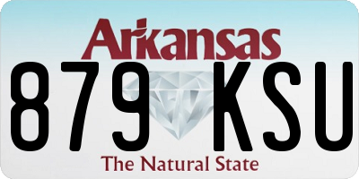 AR license plate 879KSU