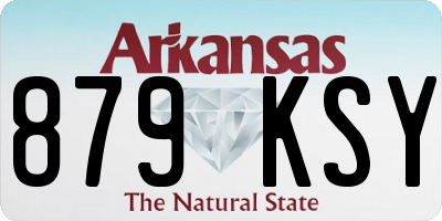 AR license plate 879KSY