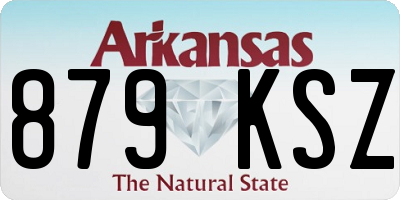 AR license plate 879KSZ