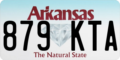 AR license plate 879KTA