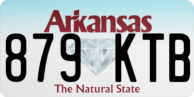 AR license plate 879KTB