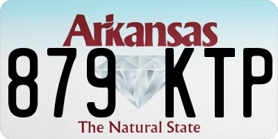 AR license plate 879KTP