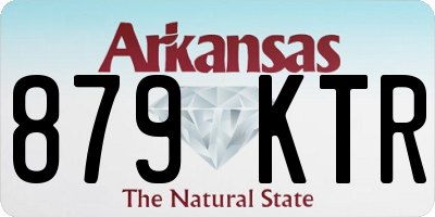 AR license plate 879KTR