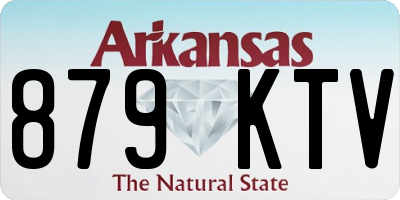 AR license plate 879KTV