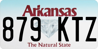 AR license plate 879KTZ