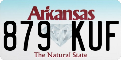 AR license plate 879KUF