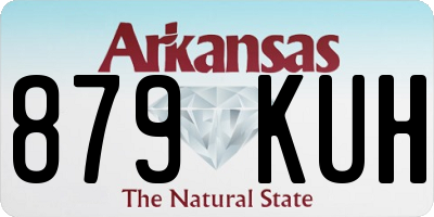 AR license plate 879KUH